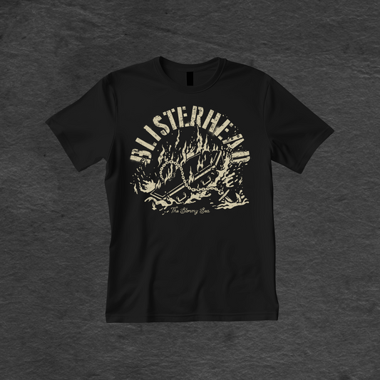 The Stormy Sea Black T-shirt