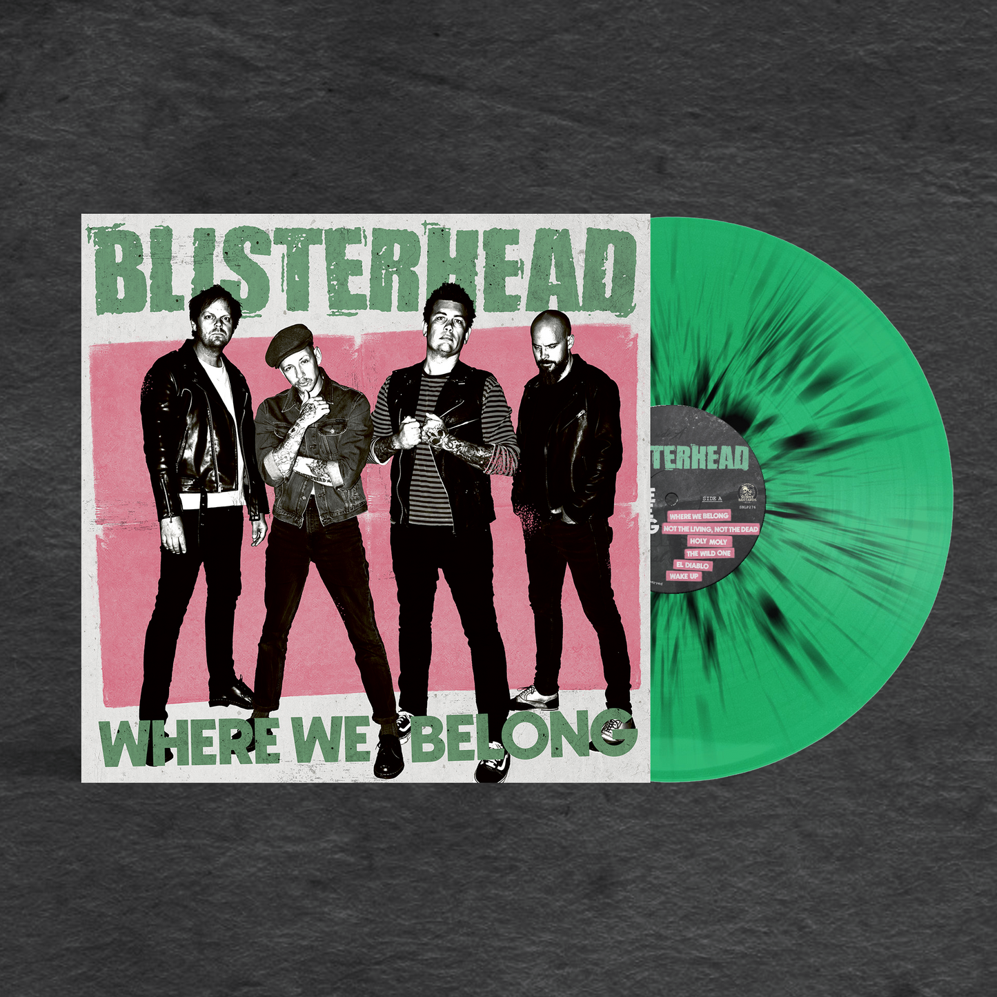 Where We Belong Green Swirl Vinyl