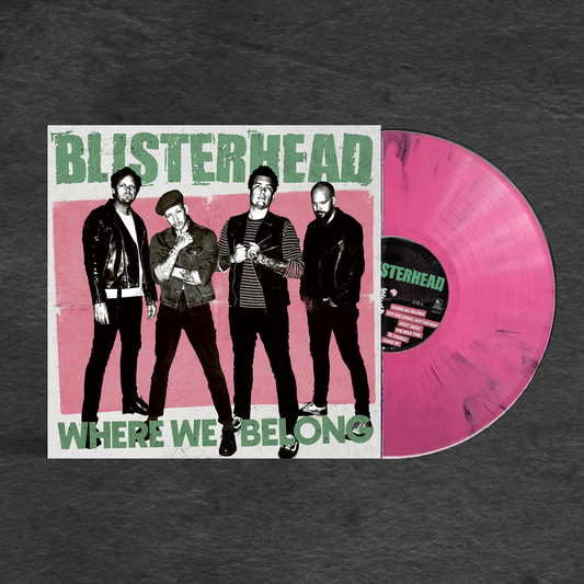 Where We Belong Pink Black Swirl Vinyl